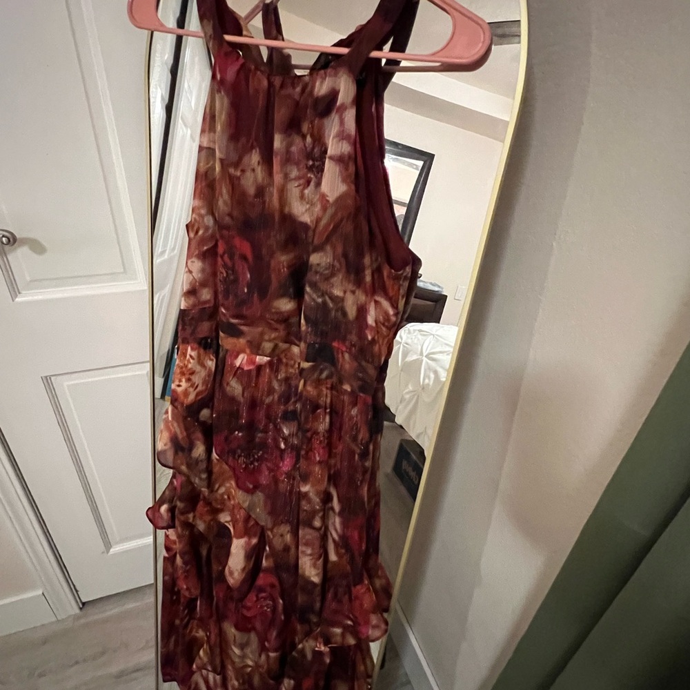 Elegant Multicolor Sleeveless Dress
